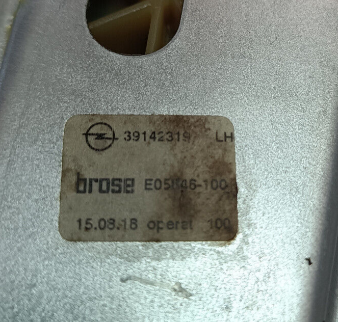 OPEL ASTRA K 1.0 TURBO 12V Original Fensterheber GM gebraucht - 39142319