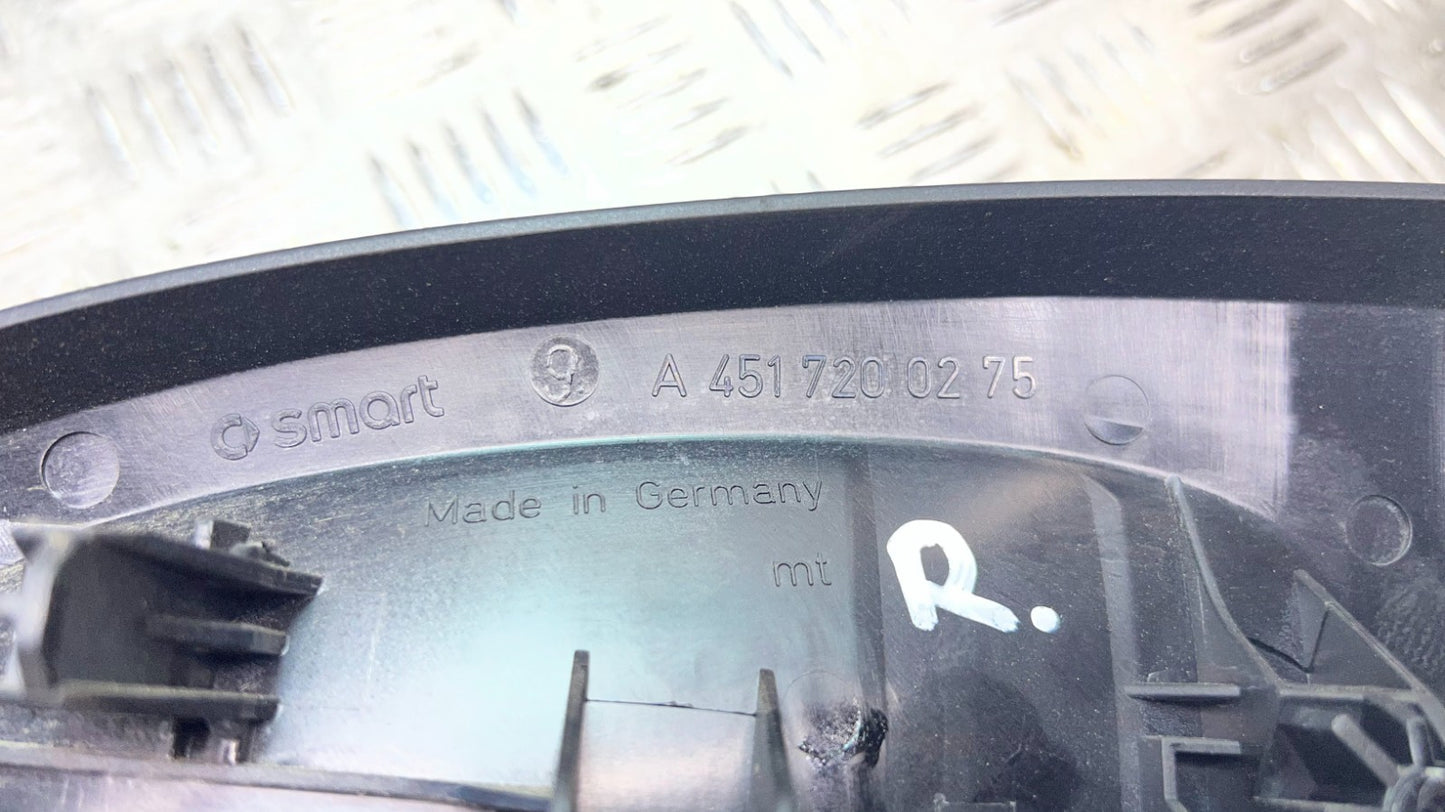 Smart ForTwo 451 ForTwo Griff Türgriff Rechts Außen Schwarz Matt ORIGINAL gebraucht - A4517200275