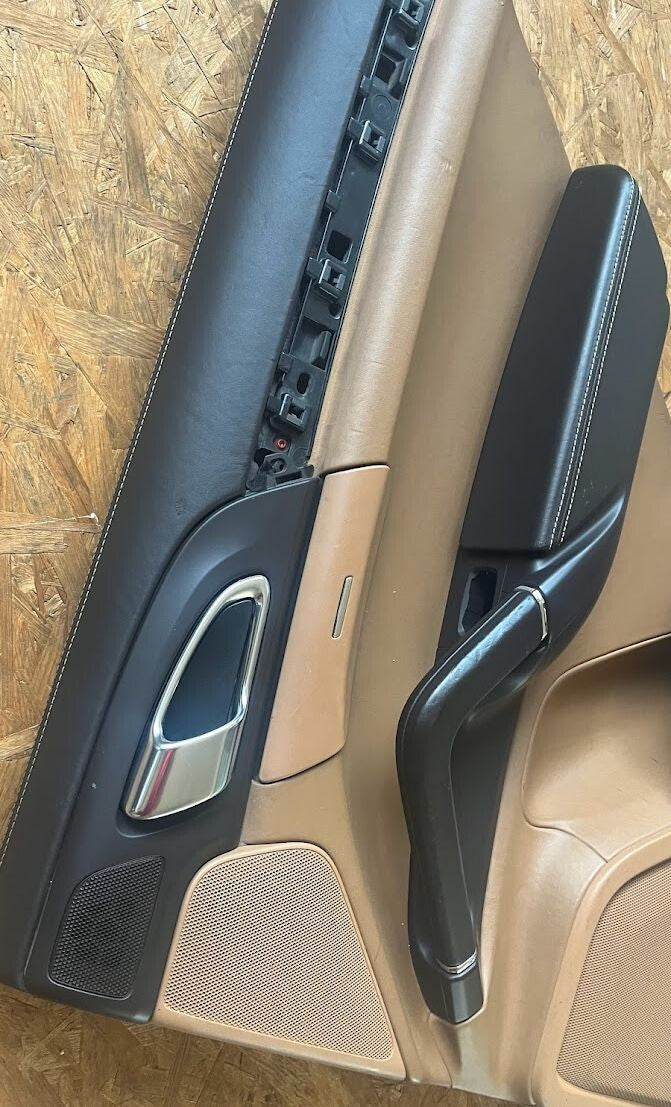 Porsche Cayenne II 92A Türverkleidung hinten rechts Cayen cognac ORIGINAL gebraucht - 7P5867212G