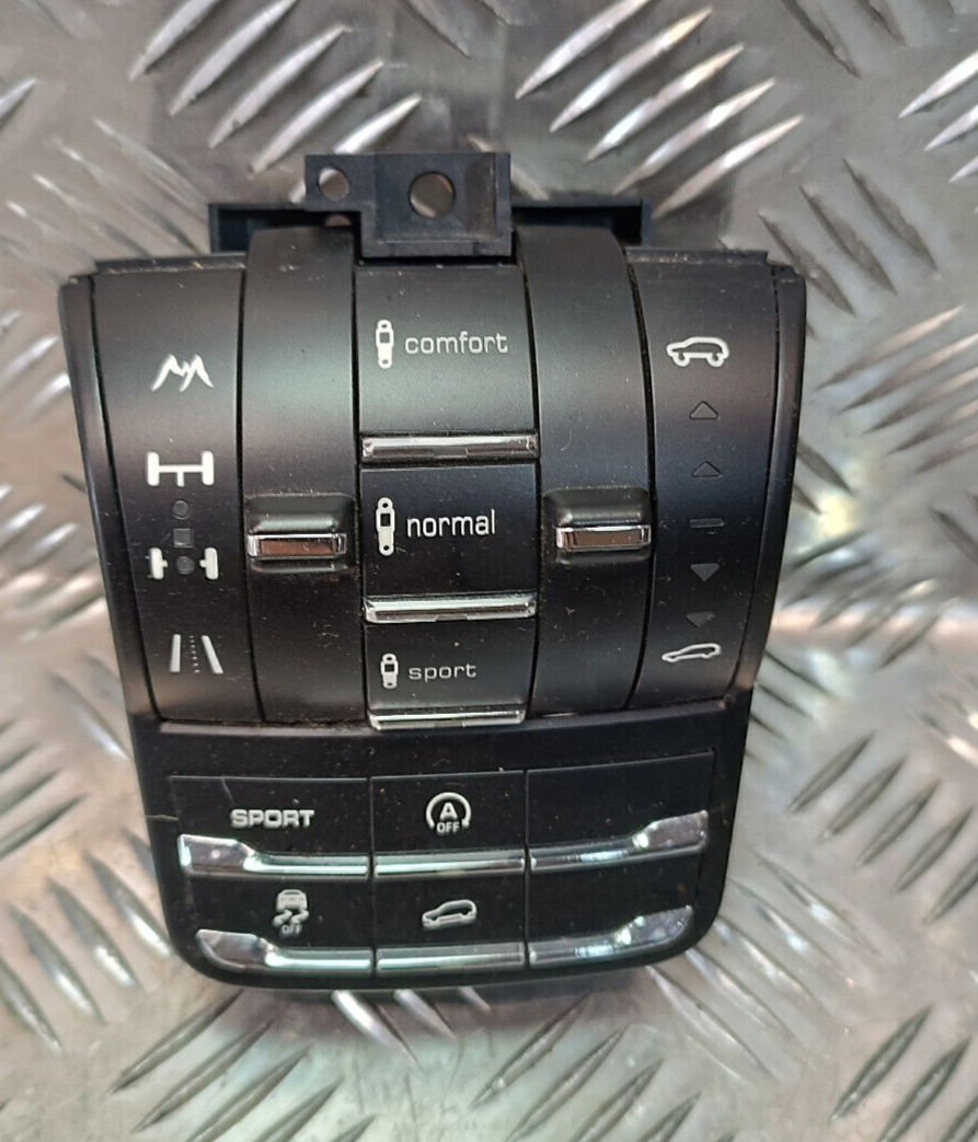 Porsche Cayenne S 92A Schalter Luftfederung 7P5927521T 7P5927127CG ORIGINAL gebraucht - Mittelkonzol