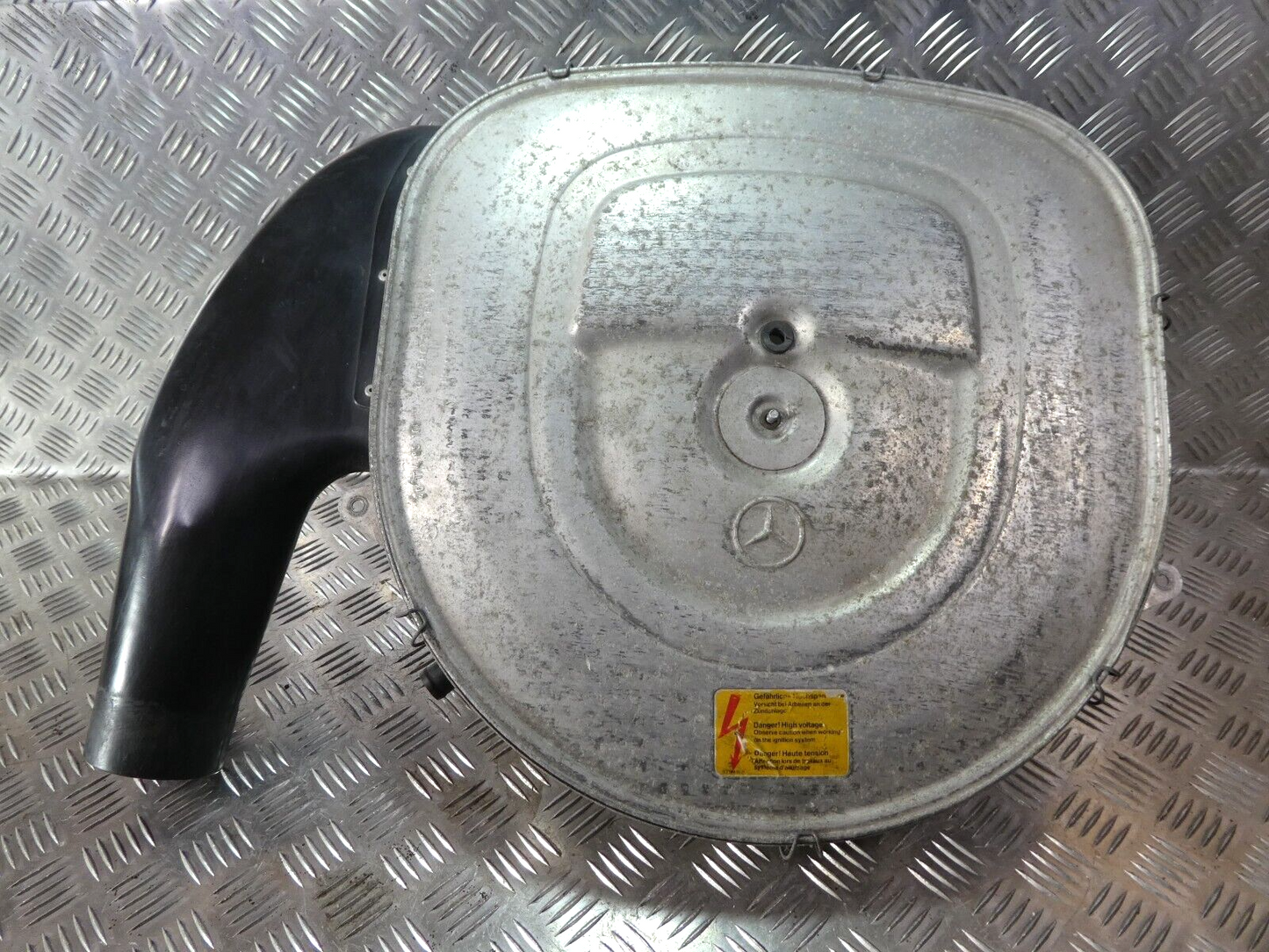 Mercedes C126 W126 Luftfilterkasten Filterkasten Aluminium 4617485100 ORIGINAL gebraucht - 0130946802