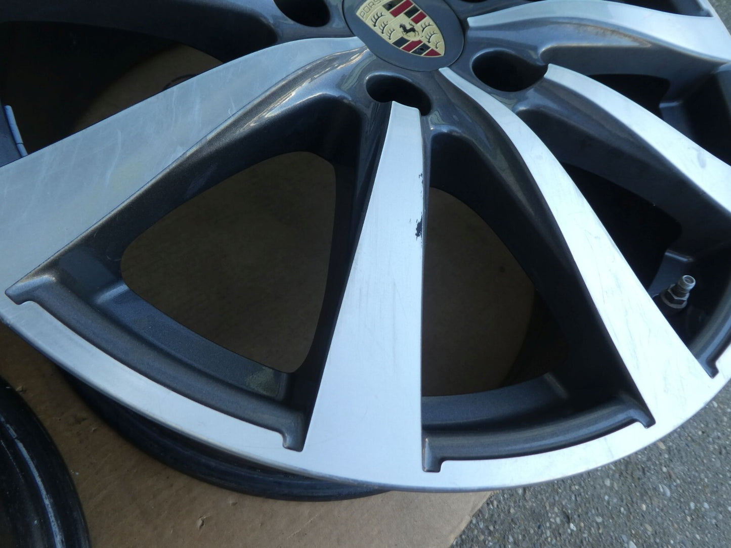 Orig Porsche 970 19 zoll Alufelgen satz SPEEDLINE mit RDK & Nabendeckel ORIGINAL gebraucht - Panamera