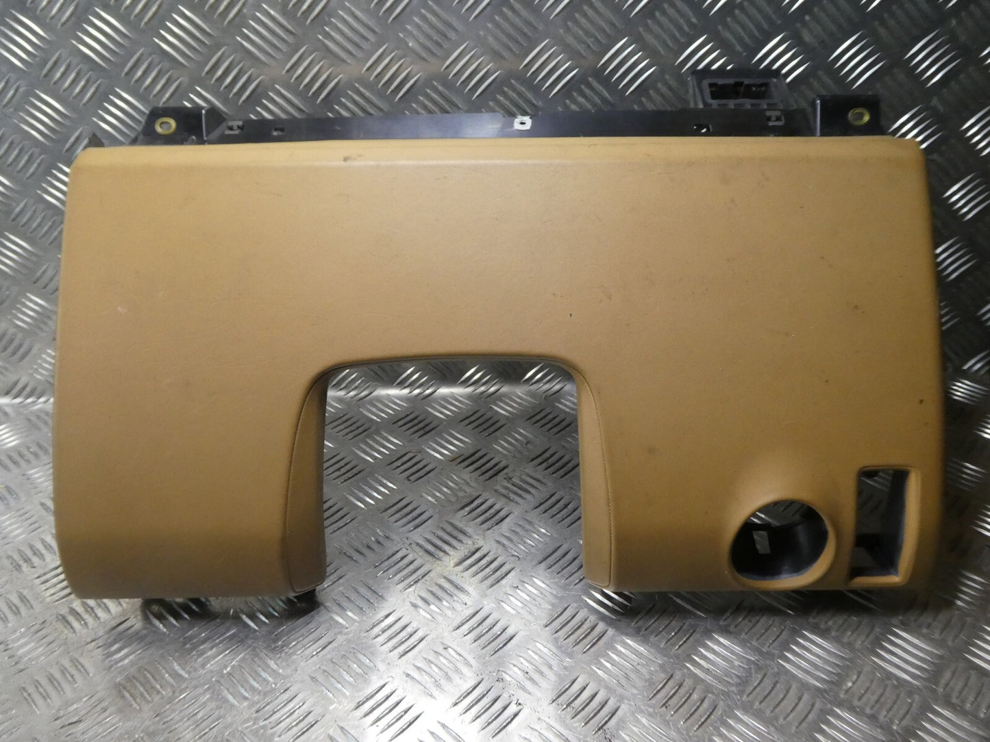 Porsche Cayenne 92A Lenksäule links Cognac Leder 7P5858903D 7F0 ORIGINAL gebraucht - Verkleidung