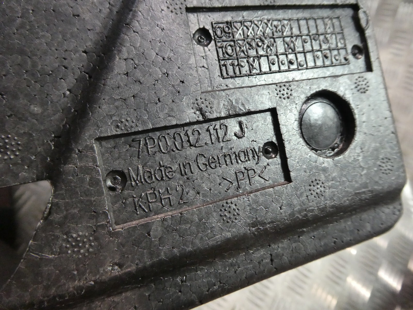 Porsche Cayenne S 92A Schaum Radschlüssel Abschleppöse ORIGINAL gebraucht - Bordwerkzeug