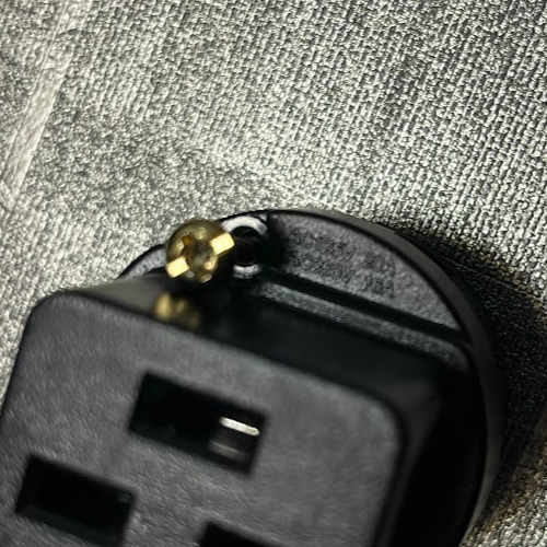Silver-Clad OFC Copper 20A/250V Gerätestecker plug IEC C19 High-End ORIGINAL gebraucht - Wireworld