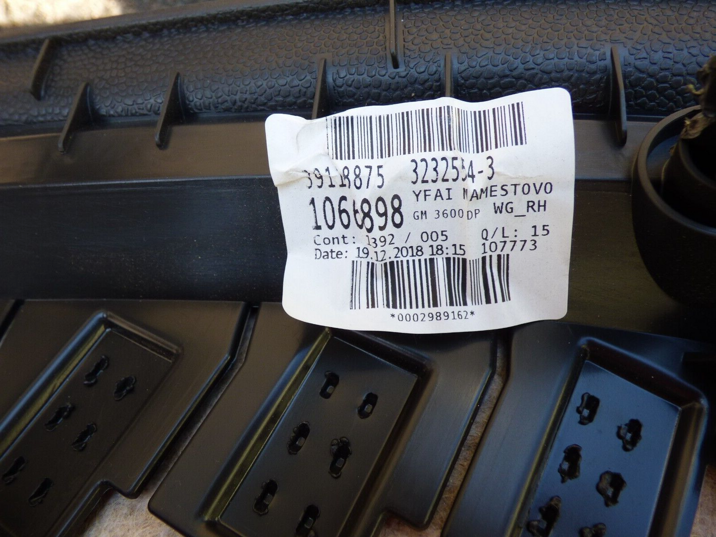 OPEL ASTRA K Sports Tourer Kombi Tür Türverkleidung Türpappe Hinten Re ORIGINAL gebraucht - 39118875