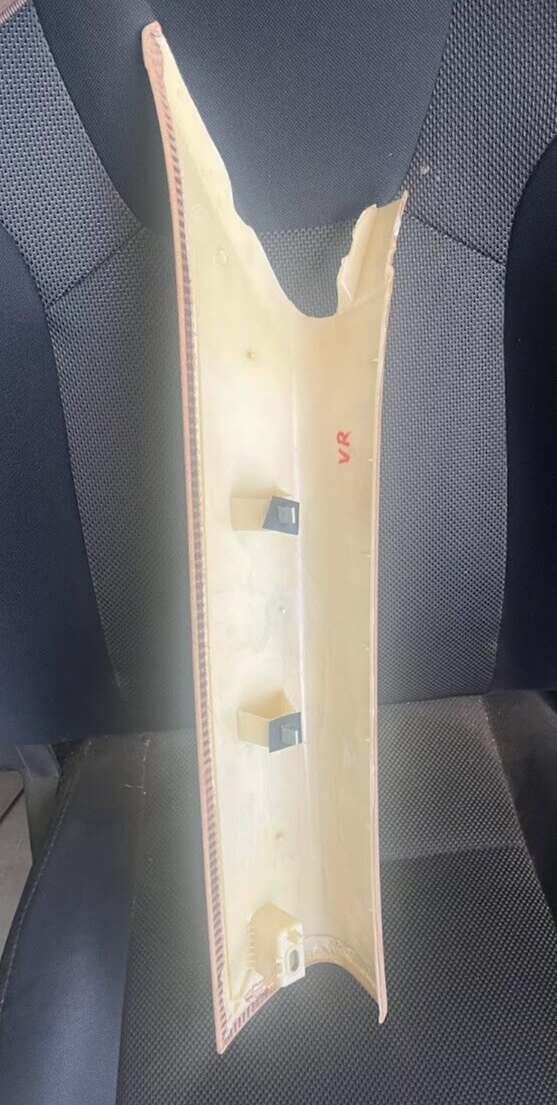 Porsche PANAMERA 970 Alcantara Verkleidung A-Säule beige vorne rechts ORIGINAL gebraucht - 970555180