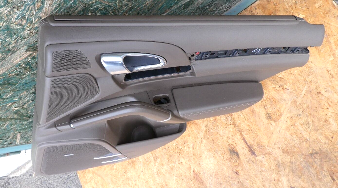 Porsche Cayenne 92A Türverkleidung Hinten Rechts Braun ORIGINAL gebraucht - Umbra ORIGINAL gebraucht - 7P5867212K
