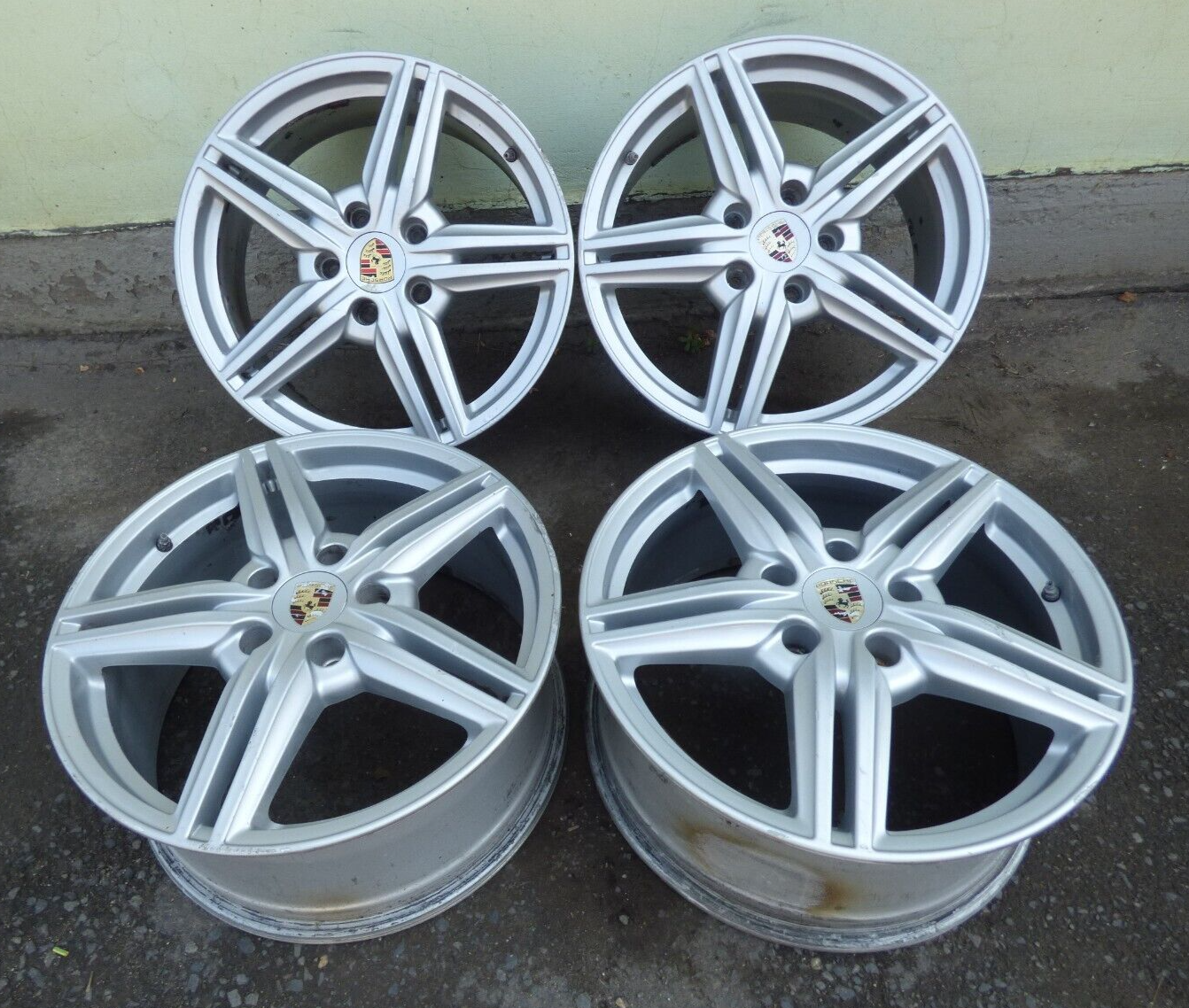 Porsche Cayenne II 92A 2012 Alufelgen Satz Felgen 19" Zoll 7P5601025E gebraucht - Original
