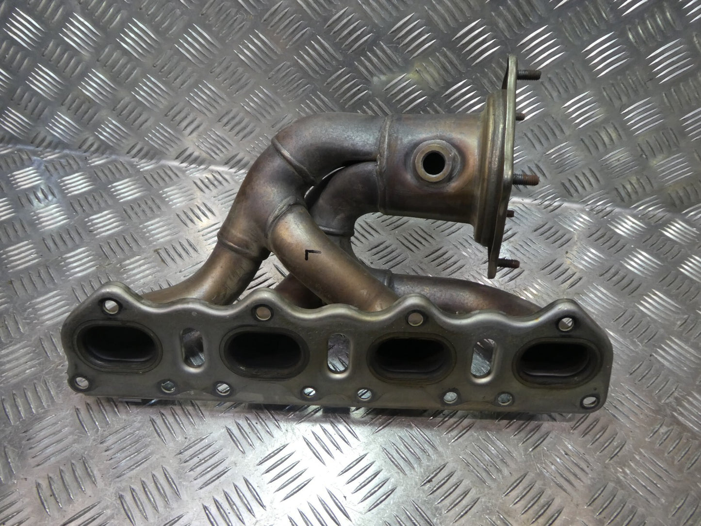 Porsche Cayenne S 92A 4.8 Abgaskrümmer links Auspuffkrümmer Krümmer ORIGINAL gebraucht - 9481111300